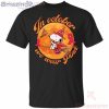 In October We Wear Pink Snoopy Breast Cancer Awareness Halloween T-Shirt