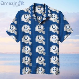 Indianapolis Colts Check Fans Gift Logo Sport Lover Hawaiian Shirt Product Photo 1