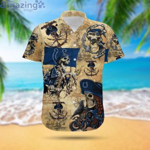 Indianapolis Colts Pirates Fans Pirates Skull Hawaiian Shirtproduct photo 2