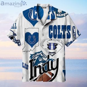 Indianapolis Colts Print Fans Gift Logo Sport Lover Hawaiian Shirt Product Photo 1