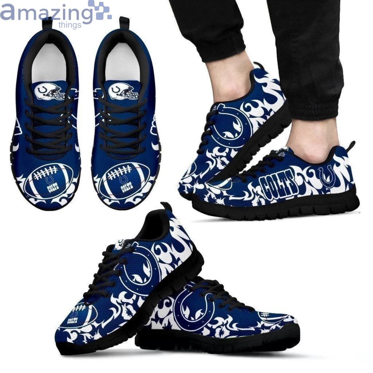 Indianapolis Colts Sneakers Shoes For Fans Product Photo 1