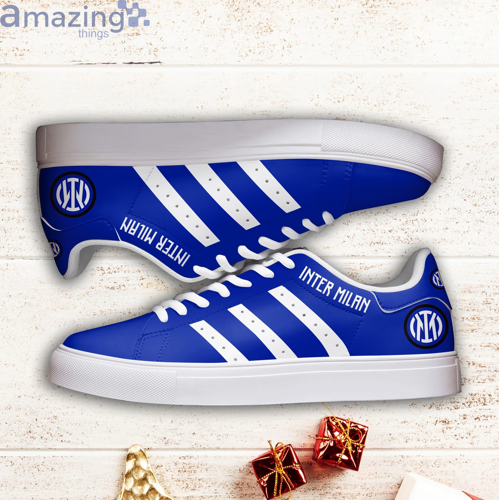 Inter Milan Stan Smith Low Top Skate Shoes Product Photo 1 Inter Milan Stan Smith Low Top Skate Shoes Product Photo 1