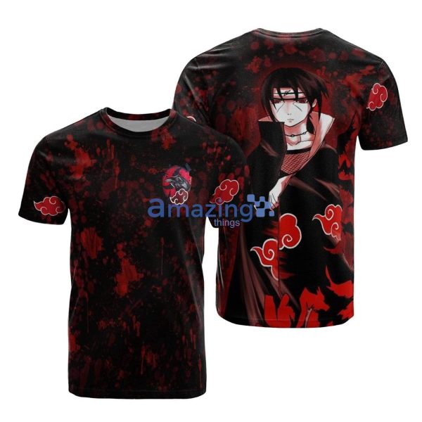 Itachi Anime Merch 3D T-Shirt Product Photo 1