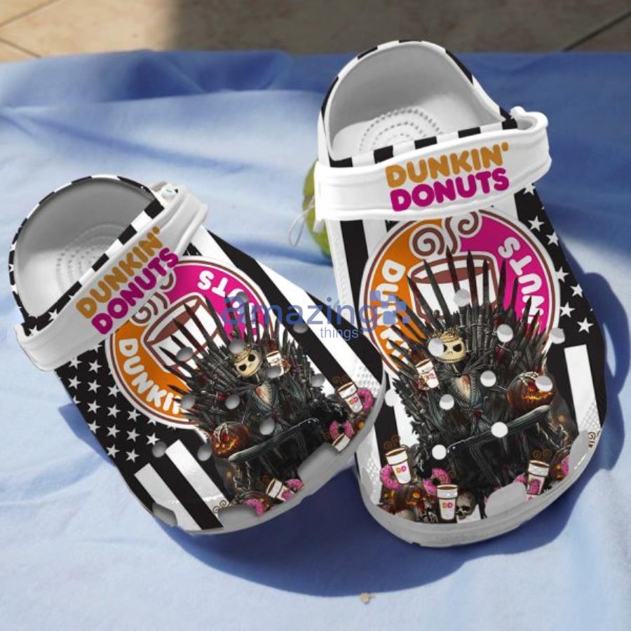 Jack Skellington Dunkin Donuts Crocs Clog Shoes Product Photo 1