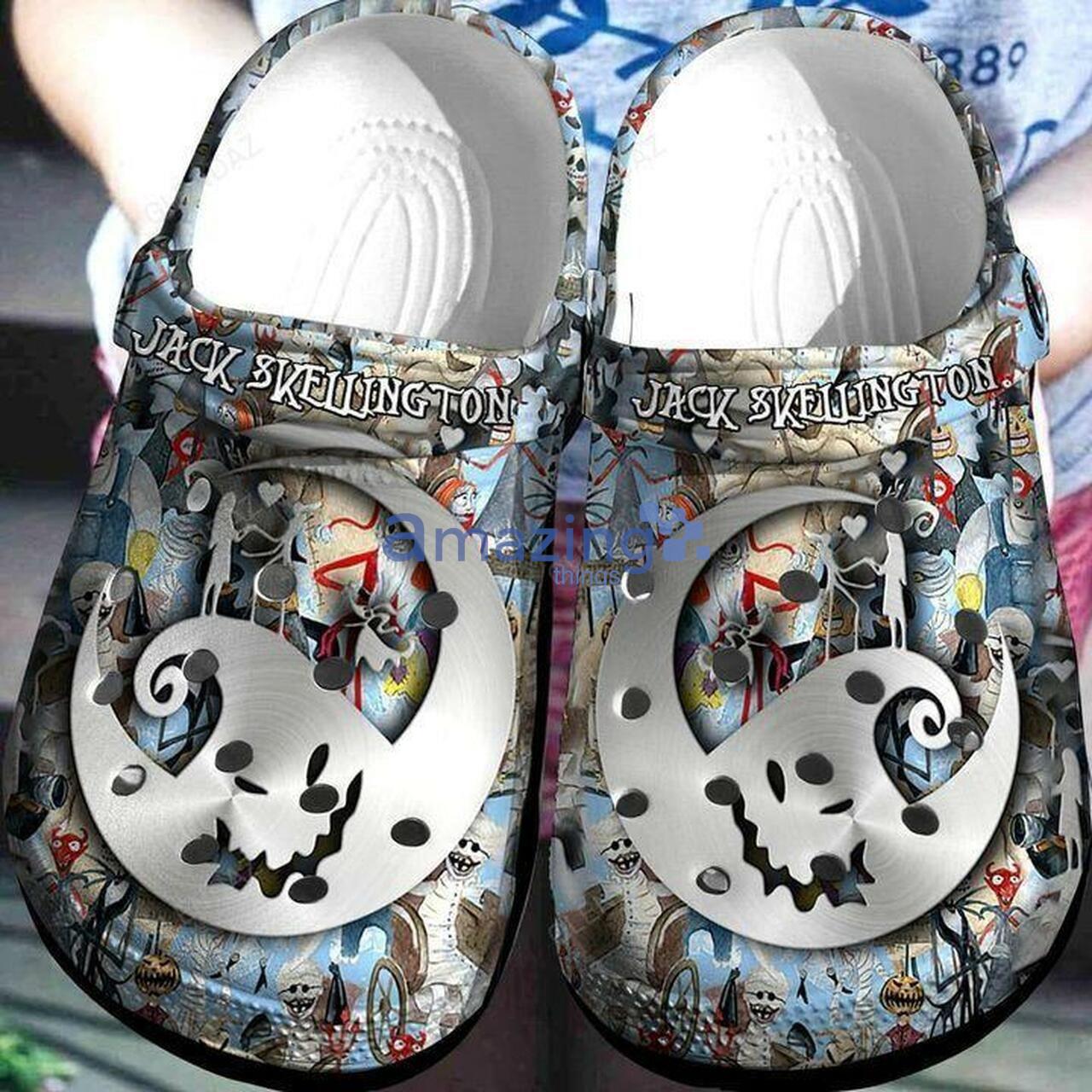 Jack Skellington Gift For Halloween Clog Shoes Product Photo 1