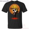 Jack Skellington Hold Guinness Beer Halloween T-Shirt
