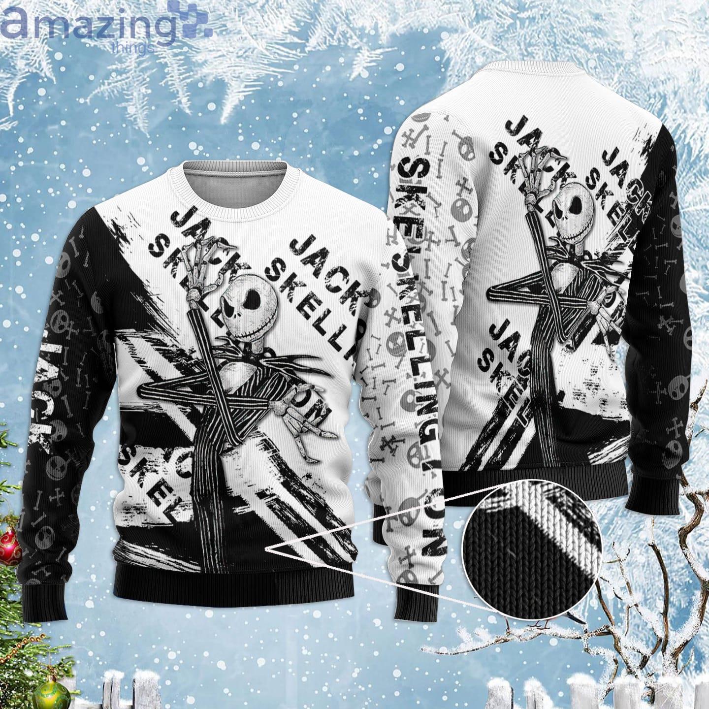 Jack Skellington Ugly Christmas Sweater Product Photo 1 Jack Skellington Ugly Christmas Sweater Product Photo 1