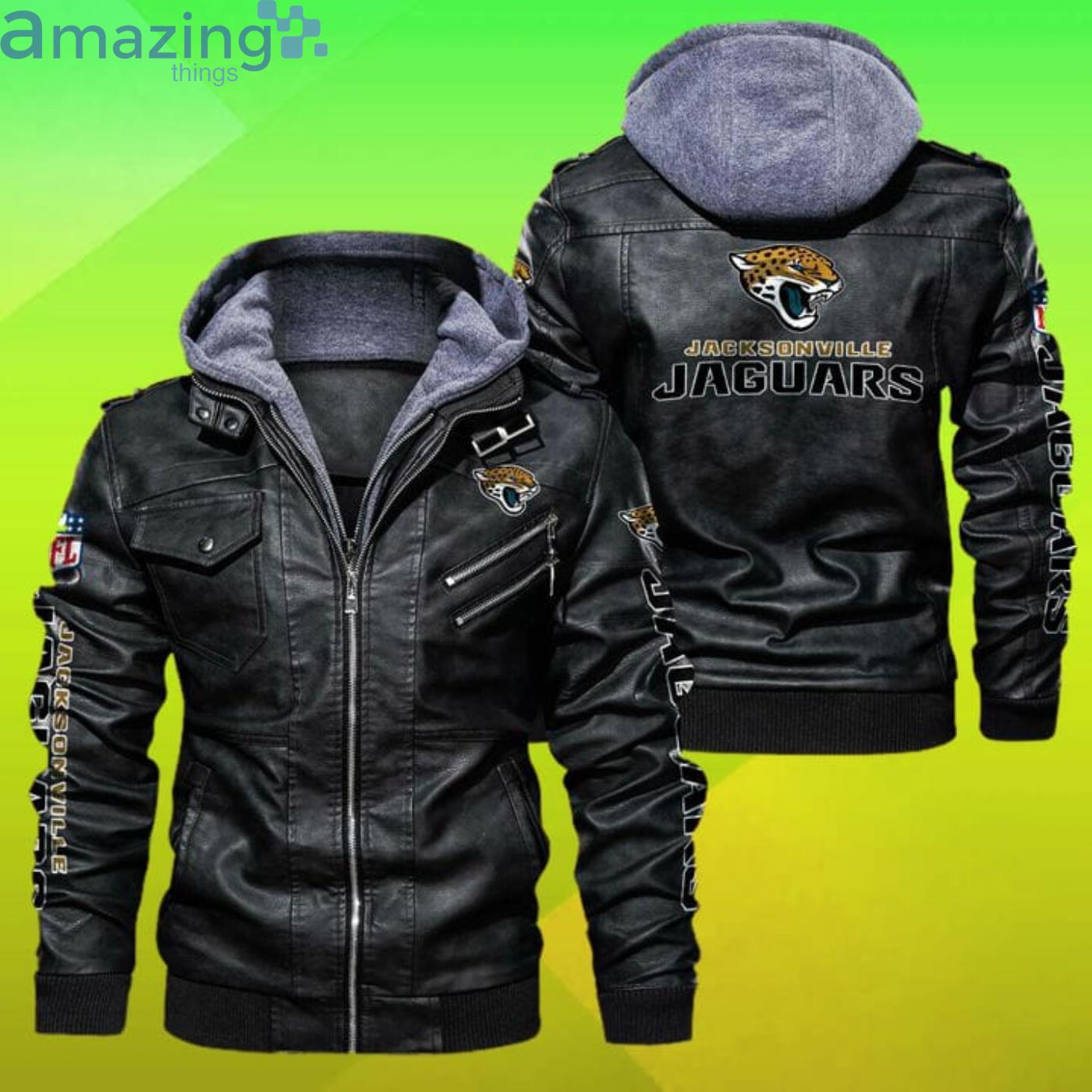 Jacksonville Jaguars 2D Trending Leather Jacket Product Photo 1