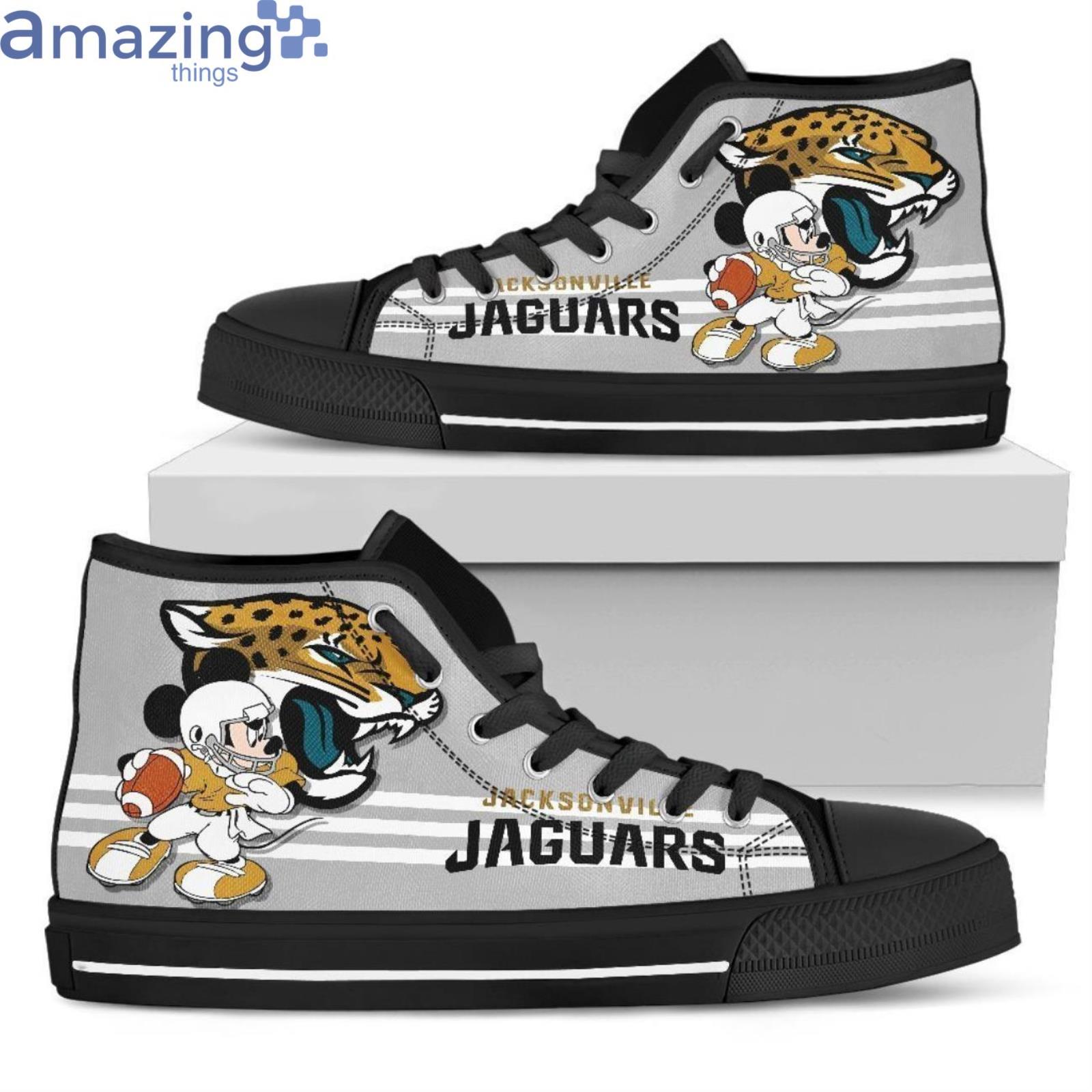 Jacksonville Jaguars Team Sport Lover High Top Shoes Fan Product Photo 1
