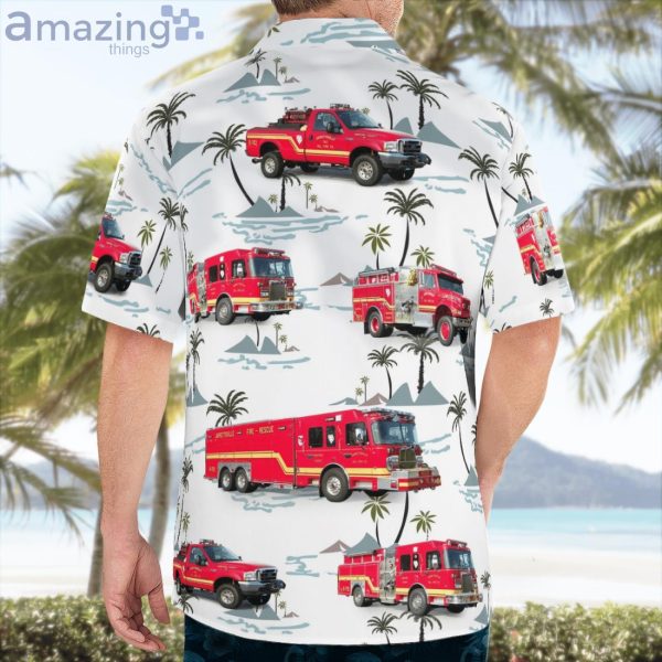 Jarrettsville Harford County Maryland Jarrettsville Volunteer Fire Company Hawaiian Shirt Product Photo 2