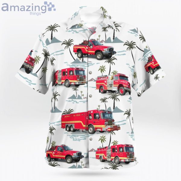 Jarrettsville Harford County Maryland Jarrettsville Volunteer Fire Company Hawaiian Shirt Product Photo 4