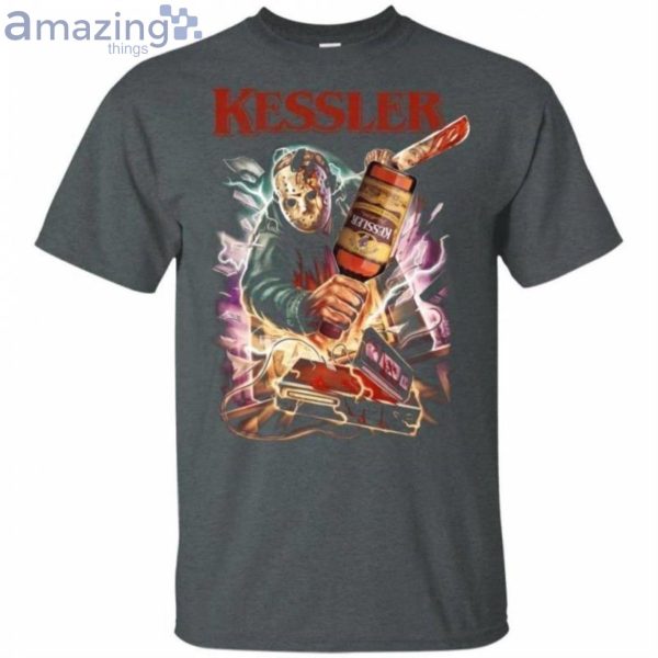 Jason Voorhees And Kessler Whisky Halloween T-Shirt Product Photo 2