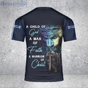 Jesus 3D T-Shirt Child Of God Man Of Faith Warrior Of Christ Knight Templar Shirt Product Photo 2