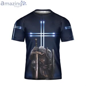 Jesus 3D T-Shirt Child Of God Man Of Faith Warrior Of Christ Knight Templar Shirt Product Photo 1