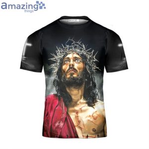 Jesus Cross Lion 3D T-Shirt Way Maker Miracle Worker Promise Keeper Lion Shirt Product Photo 1