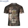 Jesus Lion Face 3D Shirt I Can Do All Things Jesus 3D T-Shirt Lion Shirt