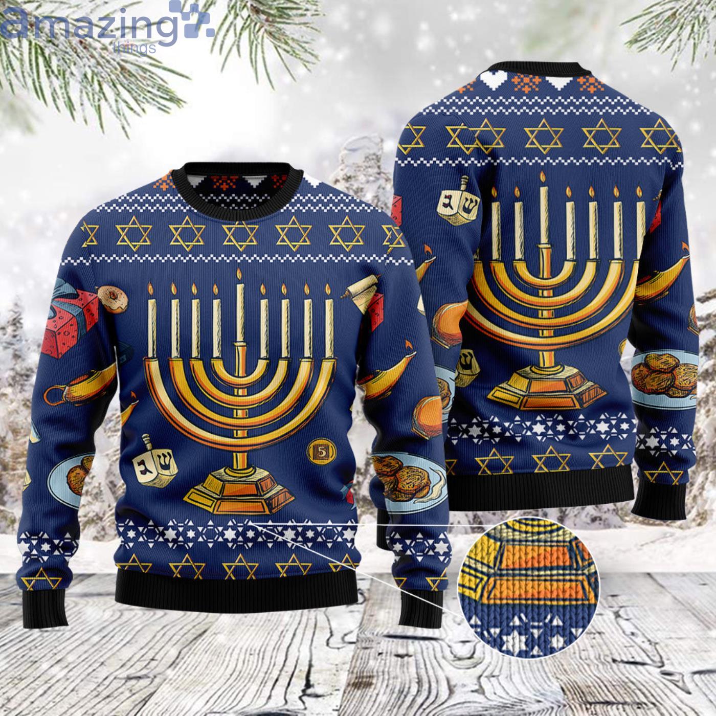 Hanukkah ugly 2024 christmas sweater