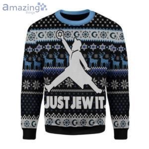 Just Jew It Ugly Christmas Sweater Product Photo 1