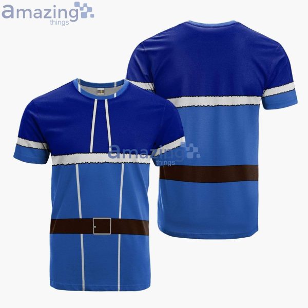 Juvia Lockser Uniform Fairy Tail Amine All Over Print 3D T-Shirt Product Photo 1