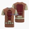 Kalen Kozuki Cosplay Costume Code Geass Anime Merch Printed 3D T-Shirt
