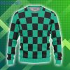 Kamado Tanjirou Pattern Christmas Ugly Sweater Demon Slayer Anime 3D Sweater Cosplay