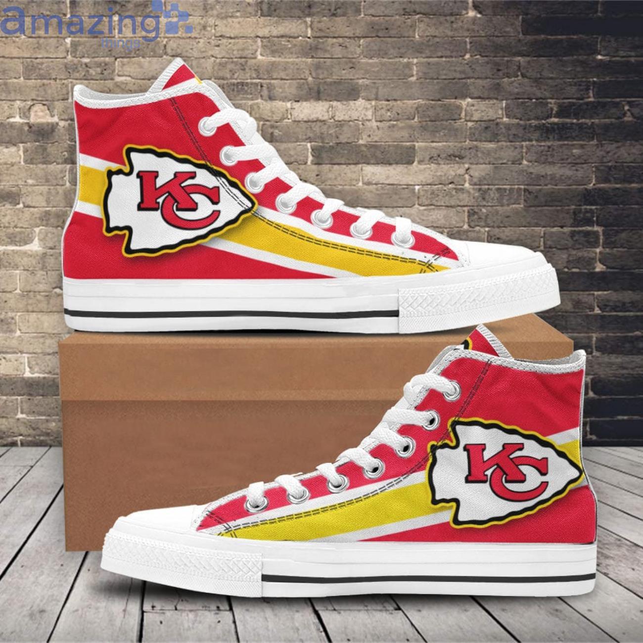 Kansas City Chiefs Team Sport Lover High Top Shoes For Fans