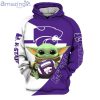 Kansas State Wildcats Football Yoda Baby 3D Hoodie