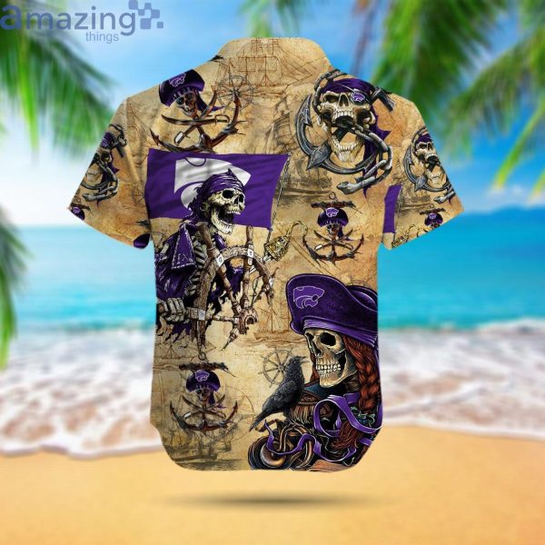 Kansas State Wildcats Pirates Fans Pirates Skull Hawaiian Shirtproduct photo 3