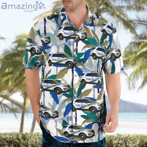 Kentucky Louisville Metro Police Department Ford Explorer Utility Hawaiian Shirt Product Photo 3
