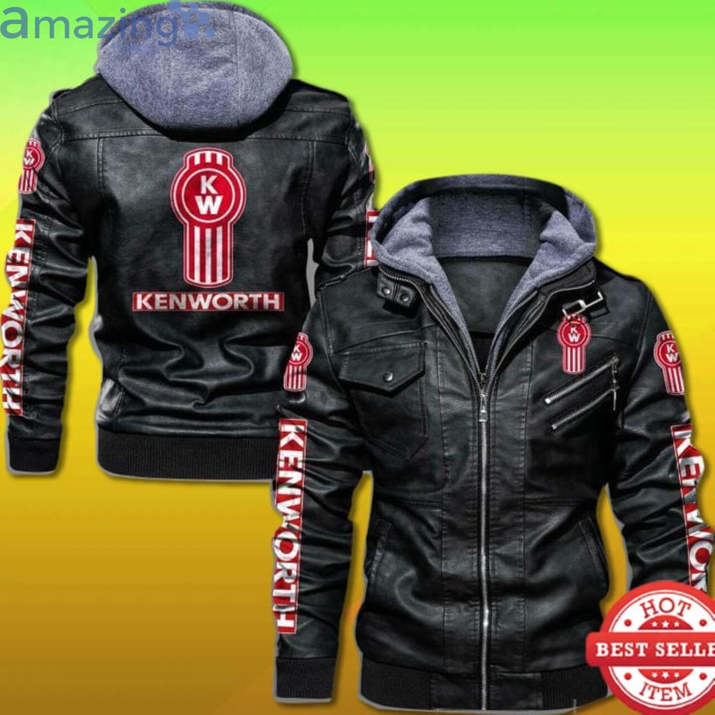 Kenworth 2D Trending Leather Jacket Product Photo 1