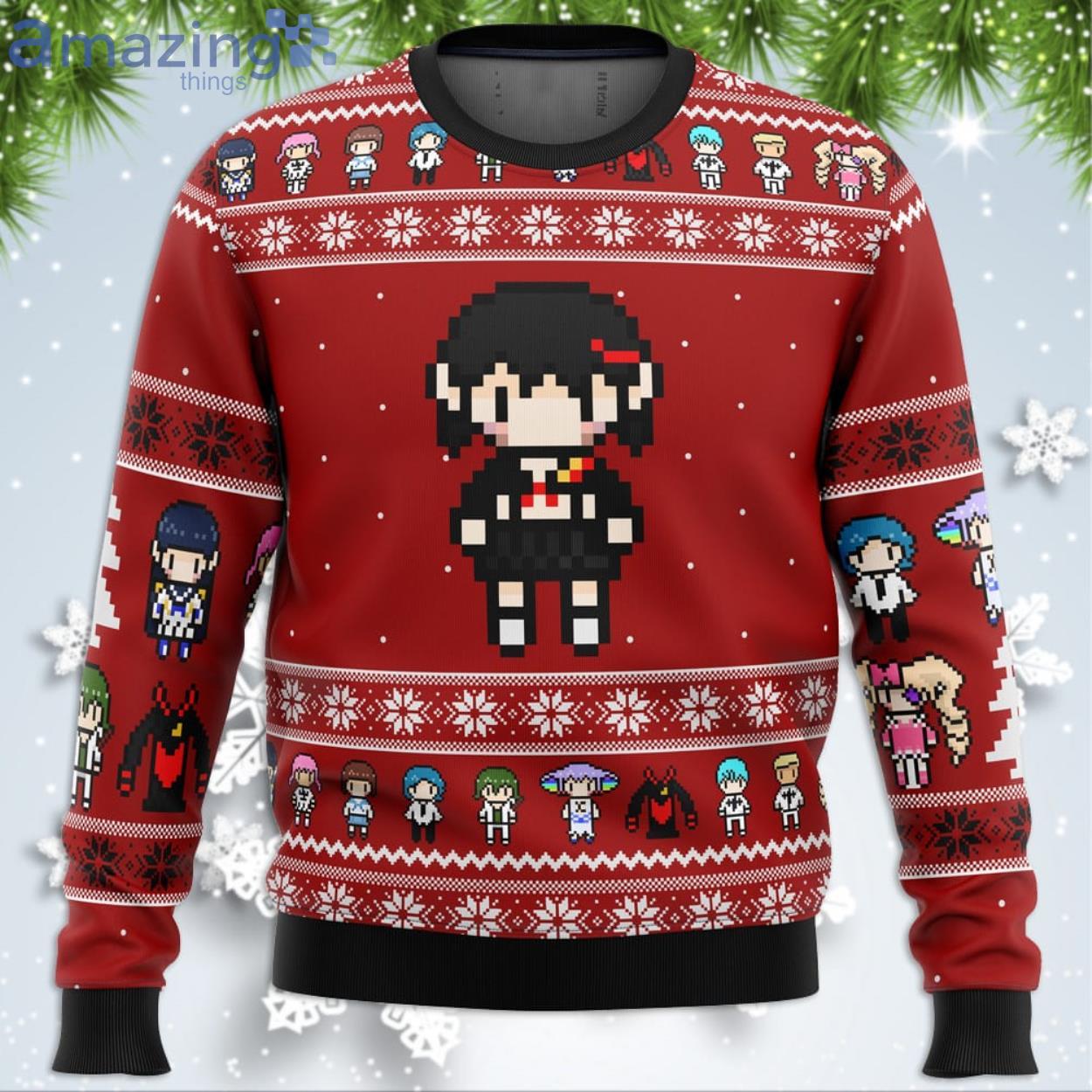 Kill La Kill Sprites Funny Christmas Gift Ugly Christmas Sweater Product Photo 1