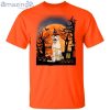 Labrador Retriever By The Halloween Moon Halloween T-Shirt