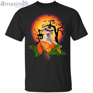 Labrador Retriever In The Pumpkin Halloween T-Shirt Product Photo 1
