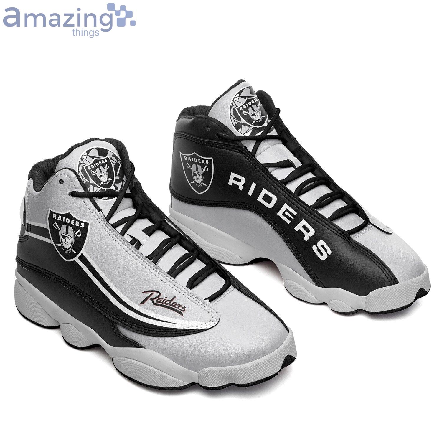 Las Vegas Raiders Air Jordan 13 Sneaker Shoes For Fans - Freedomdesign