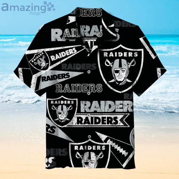 Las Vegas Raiders Fans Gift Logo Sport Lover Hawaiian Shirt Product Photo 1