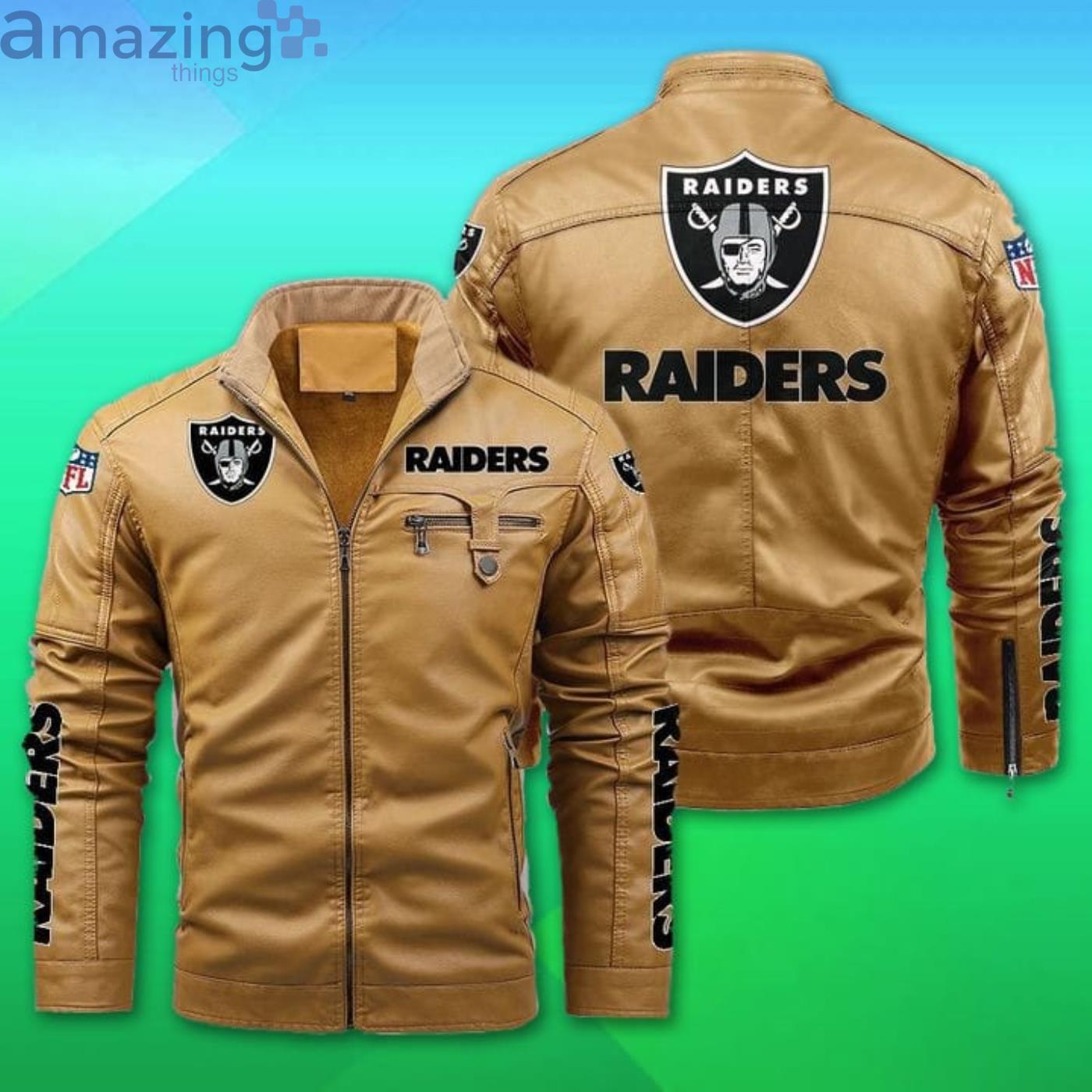 LAS VEGAS RAIDERS FULL LEATHER JACKET