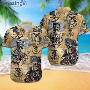 Las Vegas Raiders Pirates Fans Pirates Skull Hawaiian Shirt