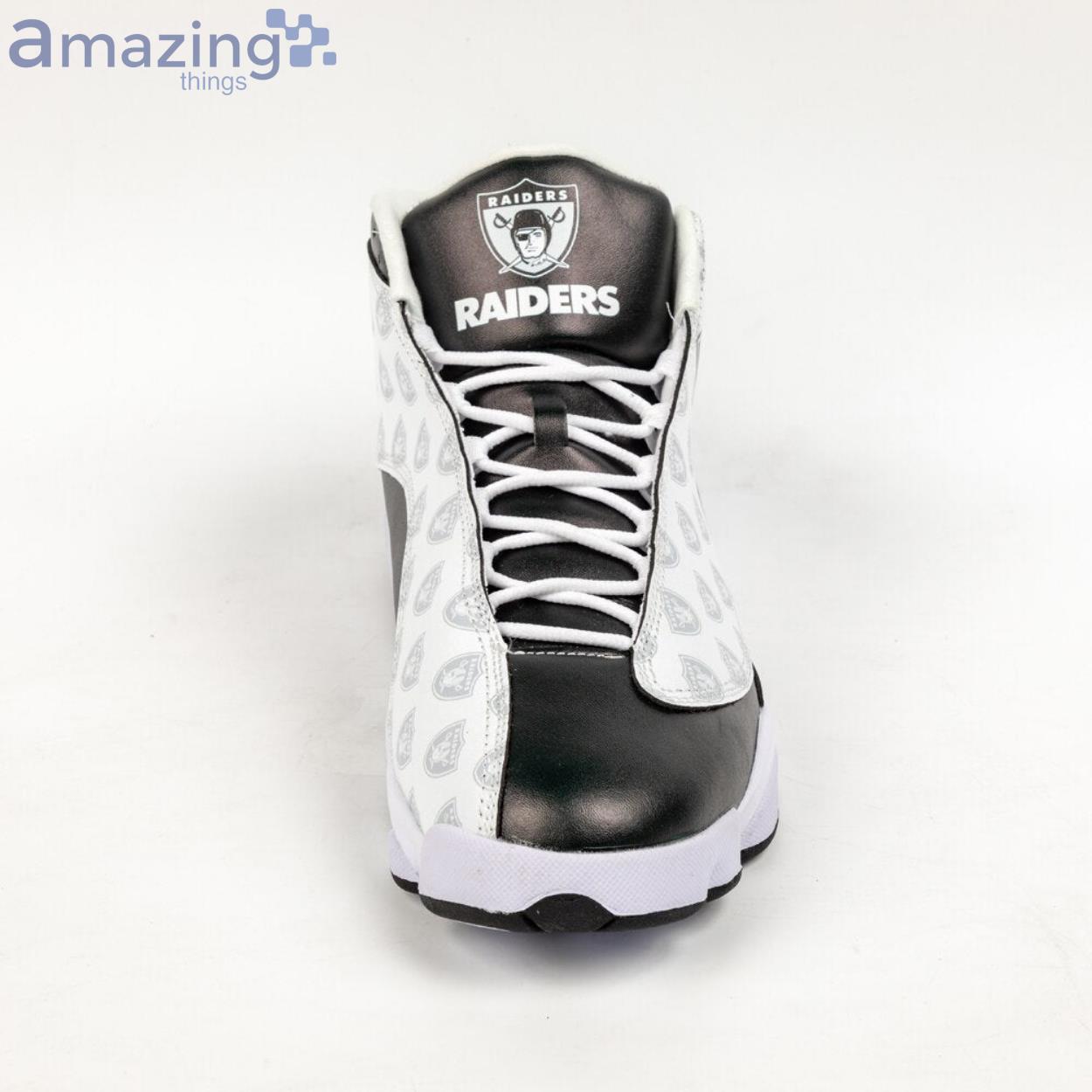 Las Vegas Raiders Air Jordan 13 Custom Name Personalized Shoes - USALast