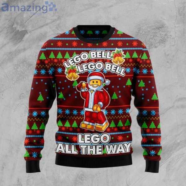 Lego Bell Lego All The Way Christmas Ugly Sweater Product Photo 1