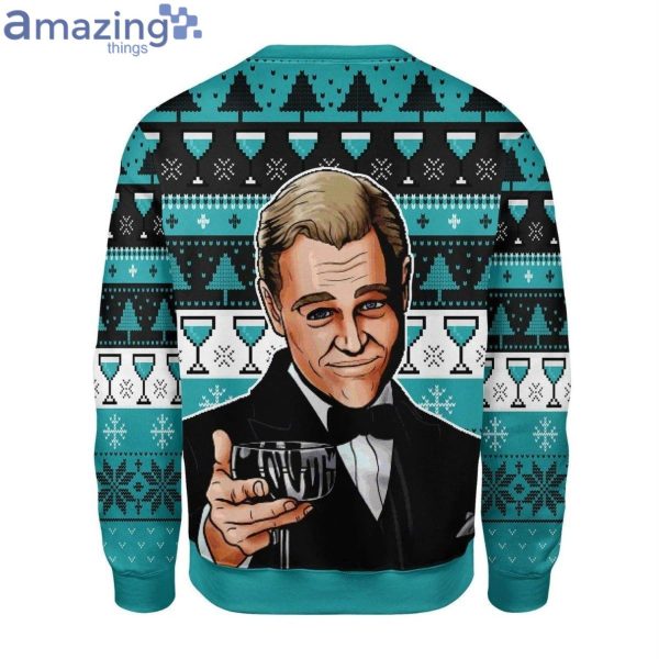 Leo Wine Glass Meme Ugly Christmas Sweater