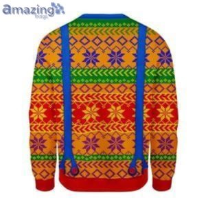 LGBT With Tie And Suspenders Ugly Christmas Sweater