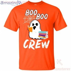 Librarian Ghost Boo Boo Crew Halloween T Shirt image Librarian Ghost Boo Boo Crew Halloween T-Shirt Product Photo 2