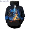 Lightsaber Battles Star Wars All Over Print 3D Hoodie