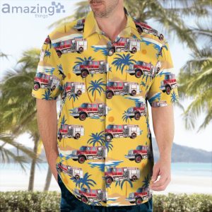 Lincoln City Oregon North Lincoln Fire & Rescue Hawaiian Shirt Product Photo 3