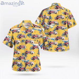 Lincoln City Oregon North Lincoln Fire & Rescue Hawaiian Shirt Product Photo 1