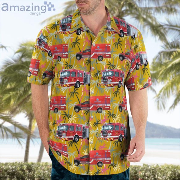 Lincoln Fire & Rescue Nebraska Fleet Hawaiian Shirt Product Photo 3