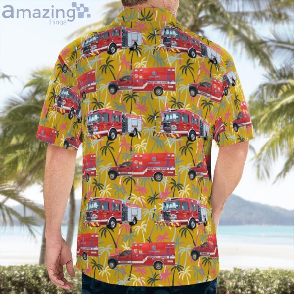 Lincoln Fire & Rescue Nebraska Fleet Hawaiian Shirt Product Photo 4