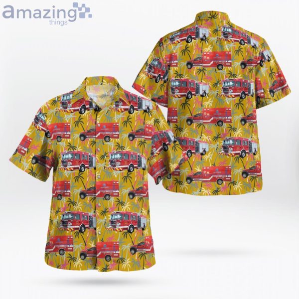 Lincoln Fire & Rescue Nebraska Fleet Hawaiian Shirt Product Photo 1