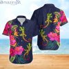 Lizard Purple Tropical Flower Hawaiian Shirt  For Men And Women
