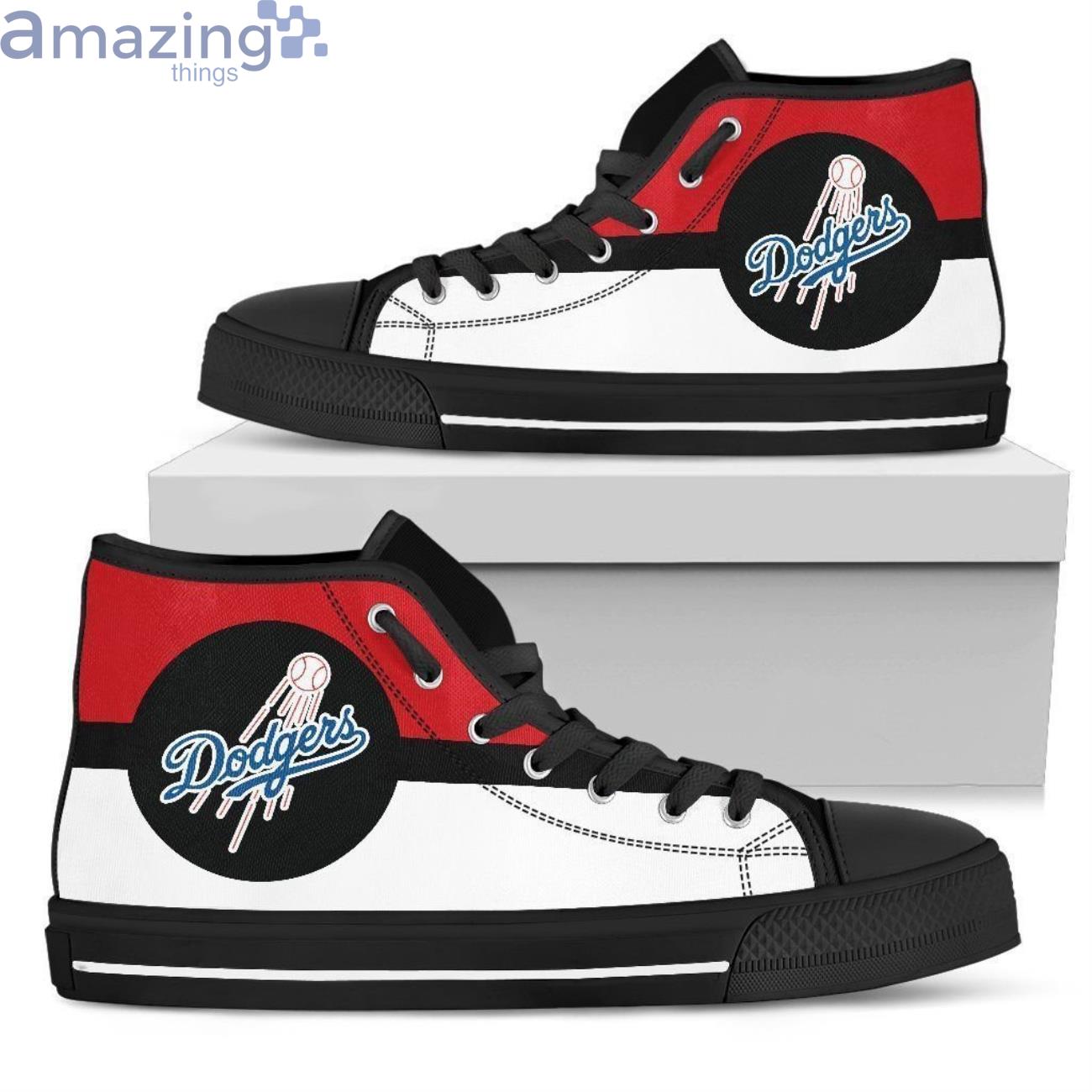 Logo Los Angeles Dodgers High Top Shoes Product Photo 1